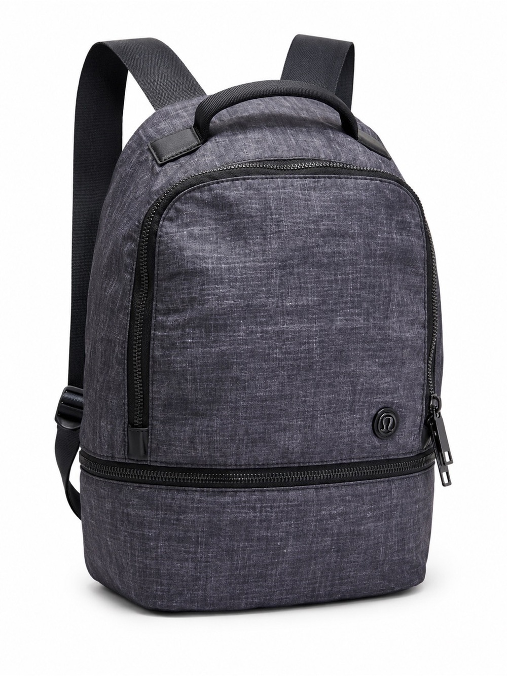 Lululemon City Adventurer Backpack Mini Heathered Grey Black Travel Daypack OS